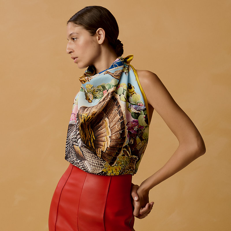 カレ 90 《テキサスの動植物図鑑》 | Hermès - エルメス-公式サイト